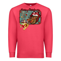 Cardinal Merry Christmas Lips Santa Premium Sweatshirt - Bettercallsaul