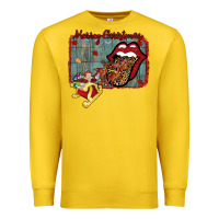 Lemon Merry Christmas Lips Santa Premium Sweatshirt - Bettercallsaul