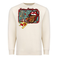 Sandshell Merry Christmas Lips Santa Premium Sweatshirt - Bettercallsaul