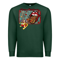 Sports Green Merry Christmas Lips Santa Premium Sweatshirt - Bettercallsaul