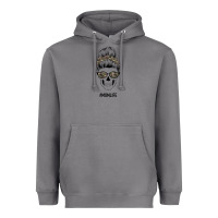 Storm Feminine Camouflage Patterned Mom Skull Heavyweight Hoodie - Bettercallsaul
