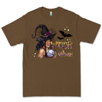 Cacao Black Witch Vibes Premium Tee - texasbilliewilder