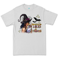 Dove Grey Black Witch Vibes Premium Tee - texasbilliewilder