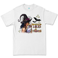 White Black Witch Vibes Premium Tee - texasbilliewilder