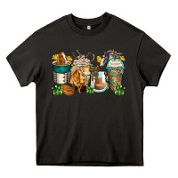 Asphalt horses coffee cups Heavy Core Tee - Zillion Design Studio