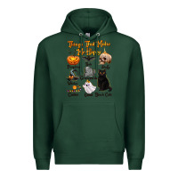 Sports Green Things That Make Me Happy Premium Hoodie - texasbilliewilder