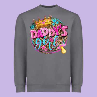 Daddys Girl Heavyweight Sweatshirt Designed By Nancycooperartshop