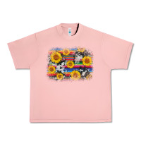 Salmon serape cowhide sunflower background Urban Heavy Tee - AdoDesignShop