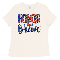 Bone honor the brave Ladies Tee - texasbilliewilder