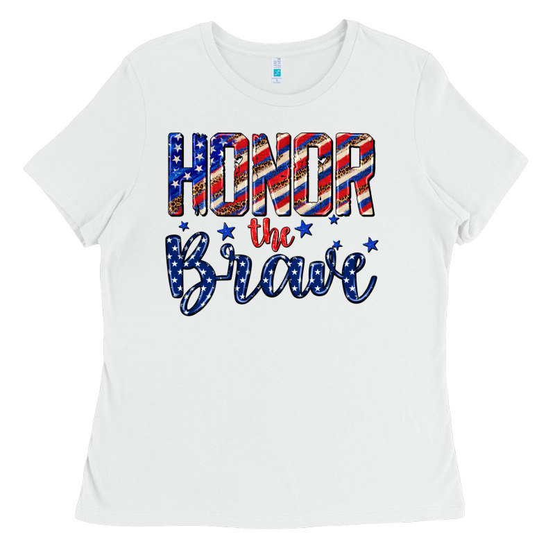 Honor The Brave Ladies Tee by texasbilliewilder | Teevron