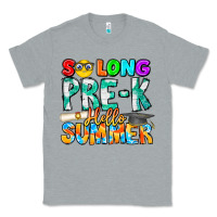 Heather Grey So Long Pre K Hello Summer Classic Tee - CowhideDigitalArt