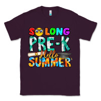 Plum So Long Pre K Hello Summer Classic Tee - CowhideDigitalArt