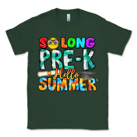 Sports Green So Long Pre K Hello Summer Classic Tee - CowhideDigitalArt