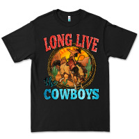 Black long live the cowboys Premium Tee - Zillion Design Studio