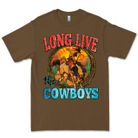 Cacao long live the cowboys Premium Tee - Zillion Design Studio