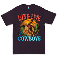 Plum long live the cowboys Premium Tee - Zillion Design Studio
