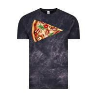 Cloud Black pizza slice Vintage Tee - AdoDesignShop