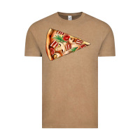 Vintage Coffee pizza slice Vintage Tee - AdoDesignShop