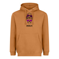 Meerkat Purple Glitter, Leopard Patterned Mom Skull Heavyweight Hoodie - Bettercallsaul
