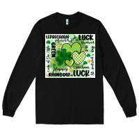 Black st patricks day Long Sleeve Tee - MaliasSmallBusiness