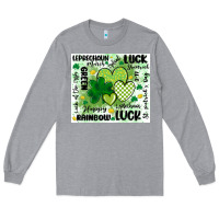 Heather Grey st patricks day Long Sleeve Tee - MaliasSmallBusiness