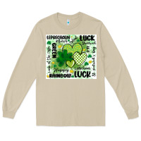 Mushroom st patricks day Long Sleeve Tee - MaliasSmallBusiness