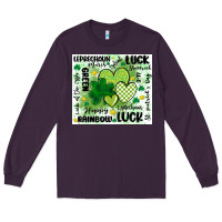 Plum st patricks day Long Sleeve Tee - MaliasSmallBusiness
