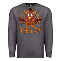 Charcoal Heather Happy Turkey Day - Thanksgiving Party Premium Sweatshirt - Bettercallsaul