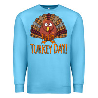 Ocean Blue Happy Turkey Day - Thanksgiving Party Premium Sweatshirt - Bettercallsaul