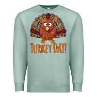 Seafoam Happy Turkey Day - Thanksgiving Party Premium Sweatshirt - Bettercallsaul