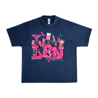 Navy lpn cancer  nurse with Urban Heavy Tee - AdoDesignShop