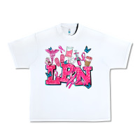 White lpn cancer  nurse with Urban Heavy Tee - AdoDesignShop