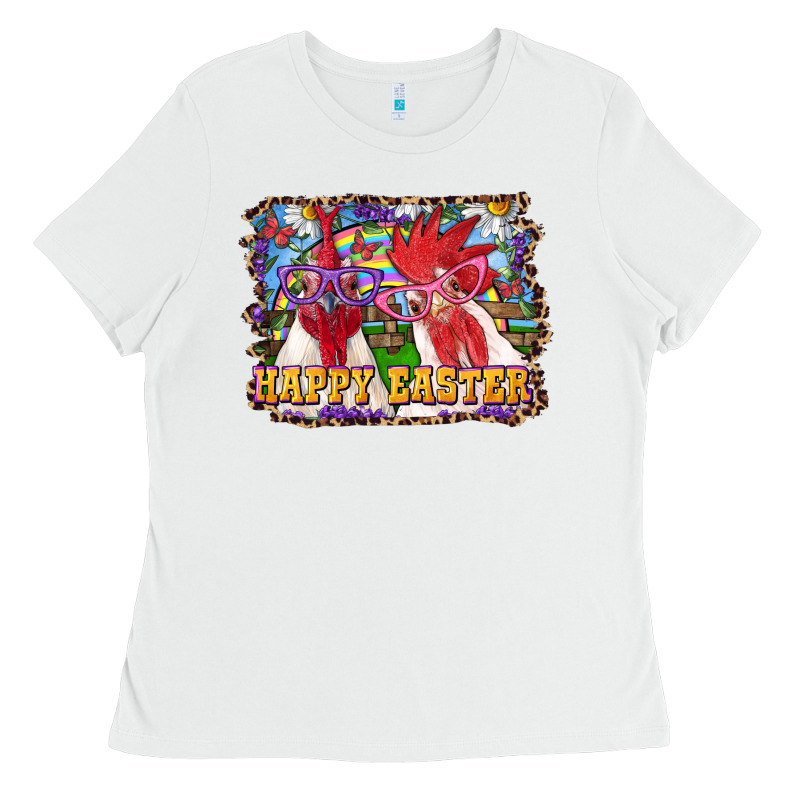 Happy Easter Roosters Ladies Tee by RanaPortraitStore | Teevron