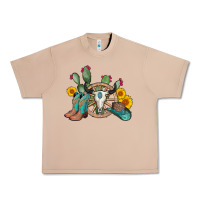 Burro wheel bull skull western cowboy Urban Heavy Tee - AdoDesignShop
