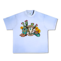 Grape Ice wheel bull skull western cowboy Urban Heavy Tee - AdoDesignShop