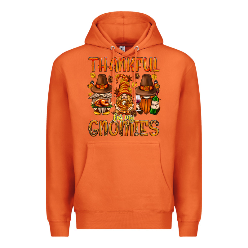Thankful For My Gnomies Premium Hoodie by NancyCooperArtShop | Teevron