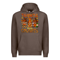Coffee thankful for my gnomies Premium Hoodie - NancyCooperArtShop