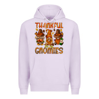 Lilac thankful for my gnomies Premium Hoodie - NancyCooperArtShop