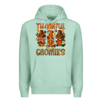 Seafoam thankful for my gnomies Premium Hoodie - NancyCooperArtShop