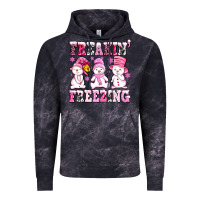 Cloud Black freaking freezing with Snowmans Vintage Hoodie - AdoDesignShop