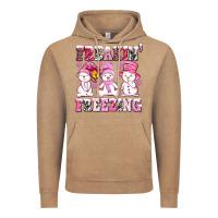 Vintage Coffee freaking freezing with Snowmans Vintage Hoodie - AdoDesignShop