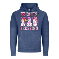 Vintage Denim freaking freezing with Snowmans Vintage Hoodie - AdoDesignShop