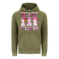 Freaking Freezing With Snowmans Vintage Hoodie | Teevron