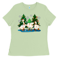 Matcha christmas duck Ladies Tee - Zillion Design Studio