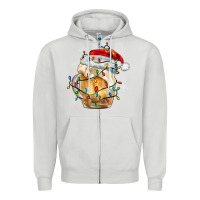 Christmas Beer Zipper Hoodie | Teevron