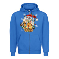True Royal christmas beer Zipper Hoodie - MaliasSmallBusiness