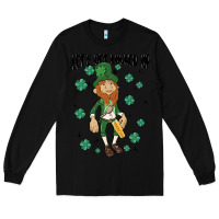 Black let's get lucked up Long Sleeve Tee - MaliasSmallBusiness