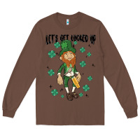 Chestnut let's get lucked up Long Sleeve Tee - MaliasSmallBusiness