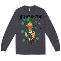 Smoke let's get lucked up Long Sleeve Tee - MaliasSmallBusiness