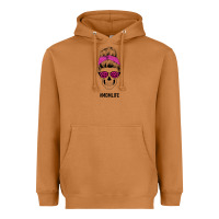 Meerkat Pink Glitter, Leopard Pattern Mom Skull Heavyweight Hoodie - Bettercallsaul